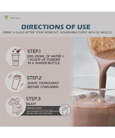 TRYALL Whey Protein Isolate Powder - 28g Protein Travel Sachets | Taiwan Oolong Milk Tea (10 Packs) - Buy Online - Buy Online on GoSupps.com