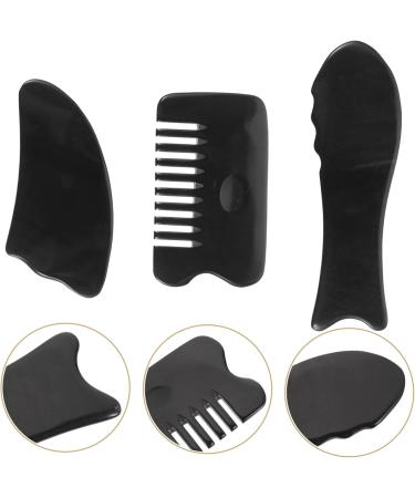 Minkissy HornScharb Multifunctional Muscle Scraper & Facial Gua Sha Board | Myofascial Massage Tools & Accessories for Body Care - Buy Online on GoSupps.com