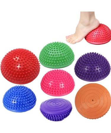 16cm Pink Yoga Ball - PVC Massage Exercise Ball for Pilates & Fitness | Gym Balance & Massage Tool - Buy Online on GoSupps.com