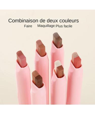 B ton de fard paupi res cr me | Fard paupi res double couleurs pour le maquillage des yeux | Ensemble de crayons cosm tiques de maquillage claircissant pour les yeux | Fards a paupi ress lisses - Buy Online on GoSupps.com