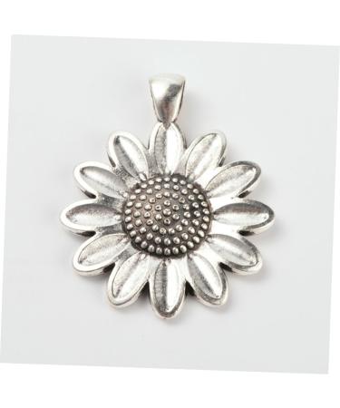 COHEALI 10 Sets Flower Accessories Glass Tray Sunflower Pendant Charm Diy Acceories Daisy Popularity Billet - Buy Online on GoSupps.com