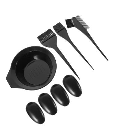SOIMISS Kit de Coloration de Cheveux Professionnel Ensemble de Outils de Capillaire avec Bol et Pinceau Accessoires pour Salon de Coiffure Noir