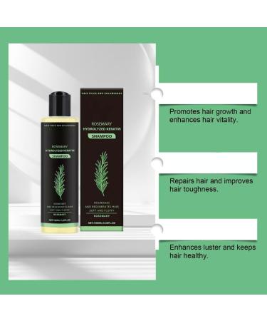 Organic Rosemary Hair Growth Shampoo Natural Thickening & Strengthening Shampoo For Thinning Hair & Hair Loss1pcs - Buy Online on GoSupps.com