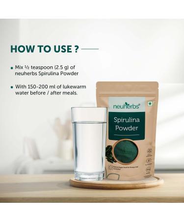 Generic Spirulina Powder (100g Pack of 1) | for Men & Women | Natural Superfood | Rich in Protein Vitamins & Minerals | Boost Energy & Immunity - Buy Online on GoSupps.com