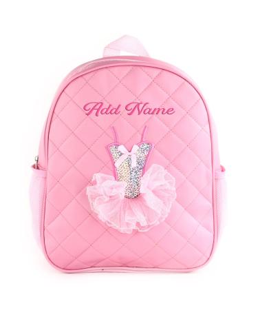 Kishkesh Personalization Personalized Embroidered Dance/Ballet bag L.pink