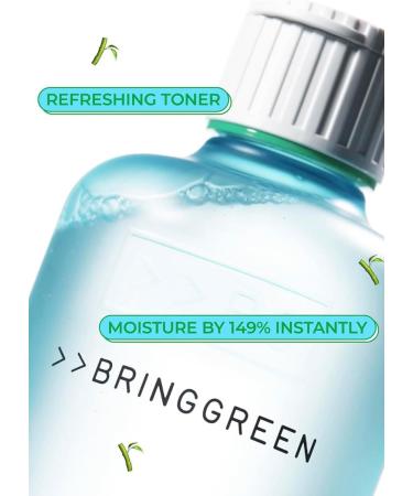 BRING GREEN Bamboo HYALU Hydrating Toner | Deep Hydration for Dry Skin | Mild Daily Refreshing Toner with Hyaluronic Acid | 250ml - Shop Internationally - Buy Online on GoSupps.com