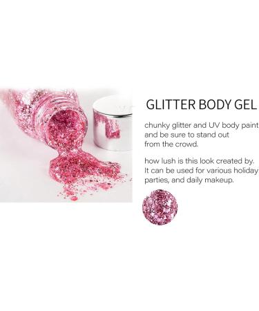  ulapithi Long-lasting Shimmering Body Gel Long-lasting Sparkling Cream Eyeshadow Lips Nails Hair Paint Glitter - Sparkling Women's Cosmetic Gifts for Friends - Buy Online on GoSupps.com