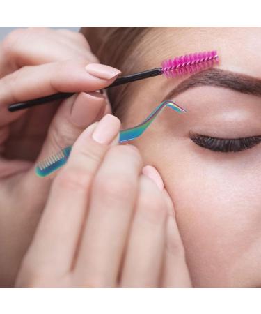 LALAFINA Eyelashes Tweezer Comb Stainless Steel Eyelash Tweezer Curved Eyelash Tweezers Eyelash Applicator Tool for False Lashes - Buy Online on GoSupps.com