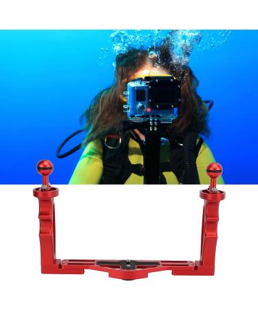 Extendable Dual Handle Underwater Camera Tray with Ball Handles - Stabilizer & Grip for Camera Housing, Gopro & Action Camera - Buy Online on GoSupps.com