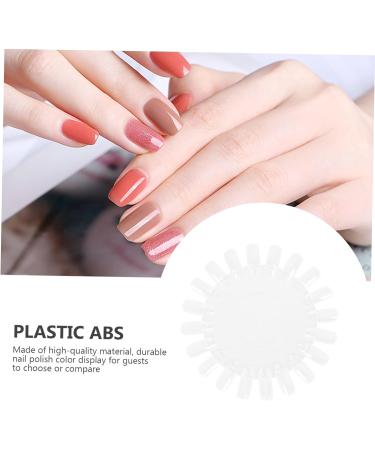 POPETPOP 2 Sets Nail Color Card Nail Polish Color Chart Nail Sample Sticks Nail Color Display Board False Nail Art Tips Display Nail Sample Color Board Plastic Abs Exercise Board Manicure - Buy Online on GoSupps.com