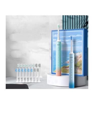 BAIR X3/X304 Electric Toothbrush Adult Sonic Shock Rechargeable Deep Clean Soft Hair Automatic Toothbrush for Men and Women (32-33 34-35 36-37 38-39 40-41 42-43 44-45 46-47 : Ocean Blue