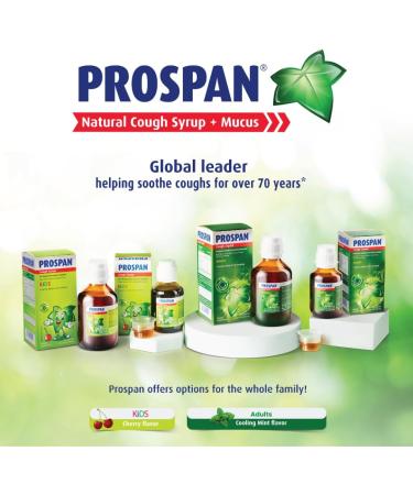 Prospan/Abrilar Cough Syrup + Mucus with Proprietary English Ivy Leaf Extract EA575 for Adults - Soothes Cough Mucus Relief No Added Sugar Non-Drowsy Alcohol-Free Drug-Free - 100mL 3.38 Fl Oz (Pack of 1) - Buy Online on GoSupps.com