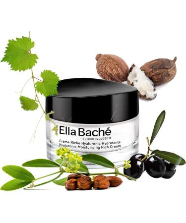 Hyaluronic Moisturising Rich Cream | Rehydrates & plumps the skin with a formula enriched with hyaluronic acid & omega 9 for an instant shot of hydration and comfort | Made in France | 50 ml - Buy Online on GoSupps.com