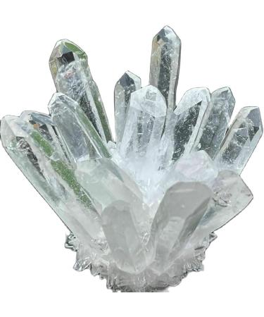 for White Cluster Quartz Crystal Specimen Point gem PINGJIUYIN Crystal Cluster 1pc White - Buy Online on GoSupps.com
