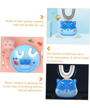FOMIYES U-Shape Electric Toothbrush Set for Kids - Smart & Safe Children's Toothbrush - Buy Online on GoSupps.com