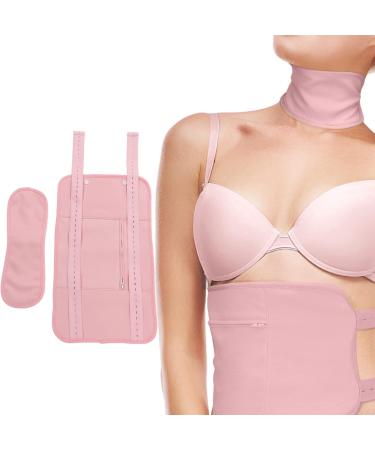 Reusable Bio-Ribinus Oil Pack Set | Double-Layer Castor Oil Wraps for Waist & Neck | Washable Pink Castor Oil Packs - International Shipping Available - Buy Online on GoSupps.com