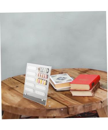 FRCOLOR 1 Set Nail Display Board Women Ideas Womens Ideas Nail Art Display Board Nail Gel Color Showing Board Nail Display Stand Peg Board Display Stand False Tip Display Rack 20x16cm Transparent 1 - Buy Online on GoSupps.com