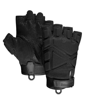 Seibertron Patented SOLAG 2.0 Gloves Waterproof Touchscreen Tactical XL black 1/2 finger - Buy Online on GoSupps.com