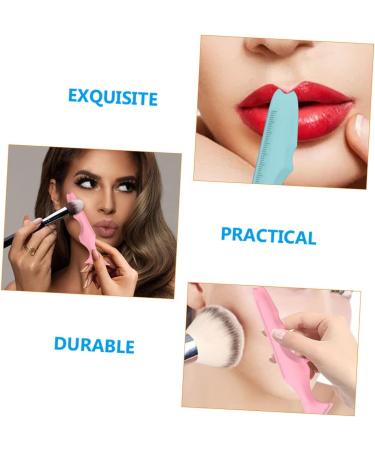 FOMIYES 10 Pcs Silicone Beauty Ruler Eyeliner Pencil Silicone Eyeliner Stencils Eyebrow Guide Stencils Bevel - Buy Online on GoSupps.com