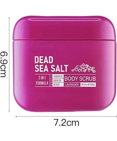 Smooth and soft skin 300 g lavender body scrub cream cleanses the skin removes deposits and moisturizes the skin nongreasy exfoliator body scrub - Buy Online on GoSupps.com