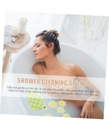 GLSTOY 6pcs Three Layer Bath Sponge - Exfoliating Body Scrubber for Men - Shower Loofah Sponge - Buy Online on GoSupps.com