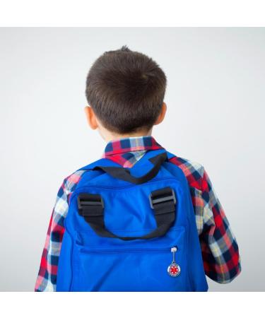 Asthma Inhaler Alert Tags - Double Sided Medical Tags Set for Safety | International Shipping - Buy Online on GoSupps.com