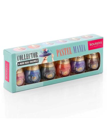 Bourjois Pastel Mania Mini Nail Enamels Set - 6 Piece