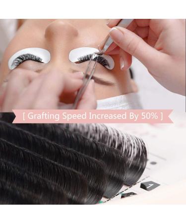 Buy 5 Trays 1 Second Blossom Eyelash Extensions Set | Easy Make Fans C Curl 10-14mm | 0.05mm Thickness | International Shipping - Buy Online on GoSupps.com