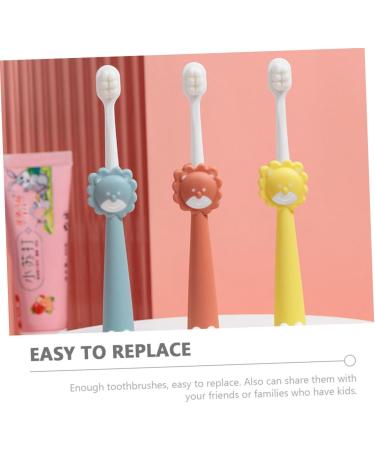 Minkissy 12 Pack Children's Toothbrushes - Travel Friendly & Fun Caricature Design for Everyday Use - Perfect Kids' Dental Accessories - Buy Online on GoSupps.com