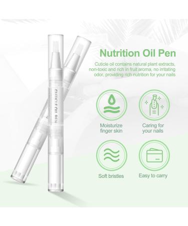 Cuticle Oil Natural Ingredients Nail Nutrient Oil Pen for Nail Growth Care Jasmine Nail Treatments Prevent Pen Dry Cracking Deep Nourishment Pen for Ideal Gifts color02 - Buy Online on GoSupps.com