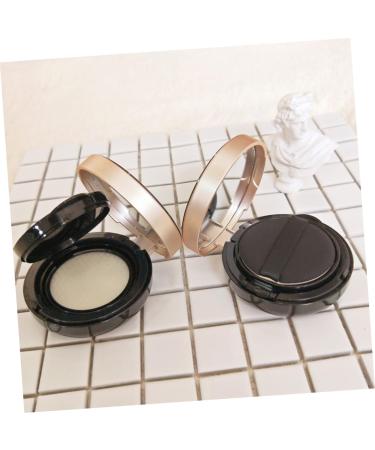 FRCOLOR Box Body Powder Black Container Makeup Container Dispenser Container Small Powder Container Makeup Powder Container Travel Pp Liquid Foundation Powder Puff - Buy Online on GoSupps.com