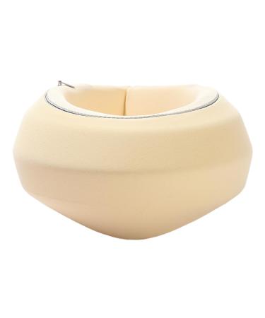 Teksome Neckrause neck support for sleeping foam neck band |Roll ruff to relieve the neck pressure and neck support soft foam wrap relief of the cervical spine yellow