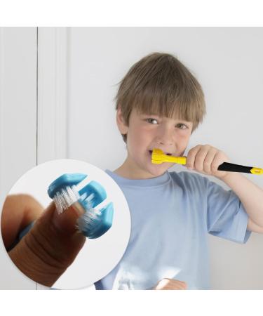 2Pcs 3 Sided Autism Toothbrush - Large Angle Soft Bristles for Complete Teeth and Gum Care - Buy Online on GoSupps.com