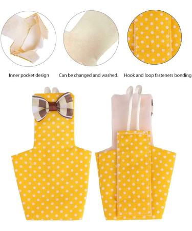 Conlense Reusable Bird Diapers - Parrot Flight Suits, Pet Bird Clothes, Pigeon Row Wear (Yellow M) - Buy Online on GoSupps.com