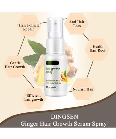 AZIDWERYQ Hair Growth Serum Spray Hair Growth Accelerator Wild Growth Hair Ginger Oil for Hair Loss Treatments 20ML hair loss treatments - Buy Online on GoSupps.com