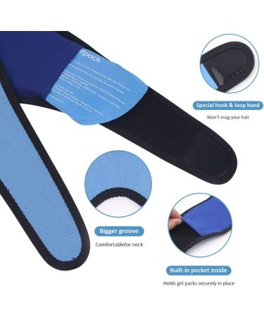 Comfpack Wisdom Teeth Ice Pack Head Wrap - Hot & Cold Therapy for Wisdom Teeth Surgery, TMJ, Oral Pain - Reusable Facial Ice Pack - Buy Online on GoSupps.com