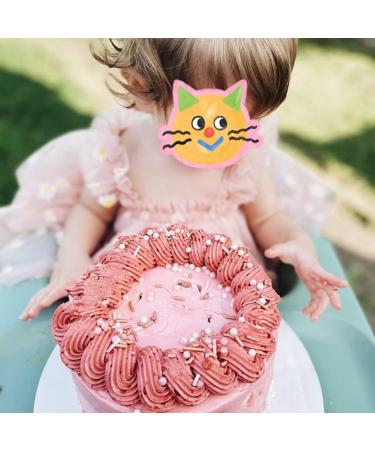 PythJooh Baby Girl Tulle Dress - Toddler Princess Dress with Butterfly Wings - Daisy Pink - 3-4 Years - Buy Online on GoSupps.com