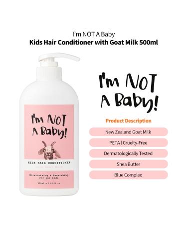 Kids Shower Gift Set | Plant-Based Goat Milk Shampoo & Conditioner | Dermatologist Tested Allergen-Free Cruelty-Free for Dry Sensitive Skin & Scalp - Buy Online on GoSupps.com