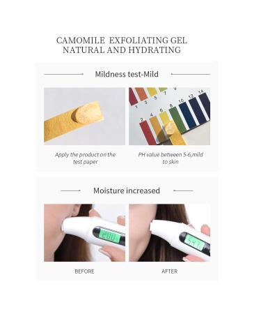 Chamomile Exfoliating Gel - Deep Cleansing Pore Tightening & Hydrating (60g) | Gentle Exfoliation for Improved Skin Tone - Buy Online on GoSupps.com
