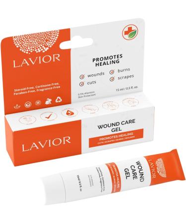 Lavior Wound Care Gel - Multi-Purpose Healing Ointment for Cuts, Scrapes, Burns, Wounds, Rashes & Skin Irritations - Buy Online on GoSupps.com