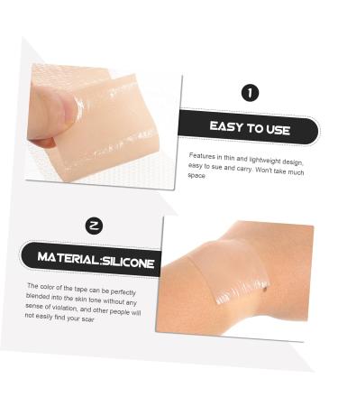 Medical Tape Roll for Scar Stickers Repair & Keloid Scar Removal - 33x5.5cm - Buy Online on GoSupps.com