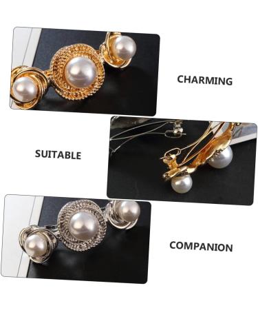 FRCOLOR Girl Hair Accessories Spiral Pearl Clip Fine Clip pearl barrette clips clips barrette large pearl women Women Barrette alloy woman Changchun French Barrette Hair Clips - Buy Online on GoSupps.com