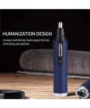 Buy USB Rechargeable Ear & Nose Hair Trimmer for Men & Women - Waterproof Professional Stainless Steel Clipper (Blue - Buy Online on GoSupps.com