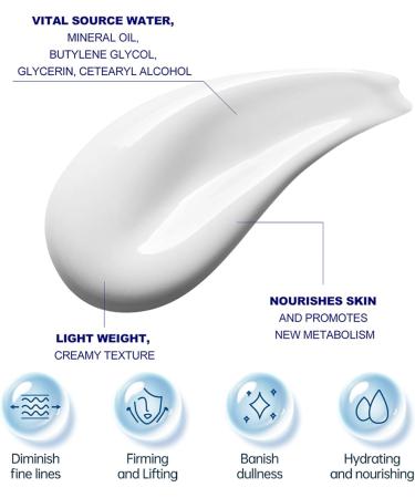 50ml Advanced Neck Firming Cream - Best For Tightening Sagging Skin Tighten & Lift Firming Neck Cream Anti Aging Smoothes Wrinkles Skin Tightening and Repair Decolletage Cream - Buy Online on GoSupps.com