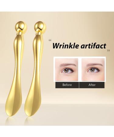 Qwesure Xixi Eye Massage Cream - Lifting & Firming Zinc Alloy Spoon Set | 2PCs Silver - International Shipping - Buy Online on GoSupps.com