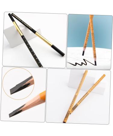 Healeved 4 Pcs Eyebrow Pencil Eyebrow Drawing Tools Dark Brown Eyeliner Waterproof Eye Liner Pencil Wooden 1 count (Pack of 1) As Shownx2pcs - Buy Online on GoSupps.com