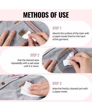 Realisticm Stain Removal Wet Wipes Clothing Stain Removing Wipes Individual Wrapped Cleaning Wipes Emergency Stain Rescue Stain Remover for Cleaning Clothes Shoes (3 Bag) - Buy Online on GoSupps.com