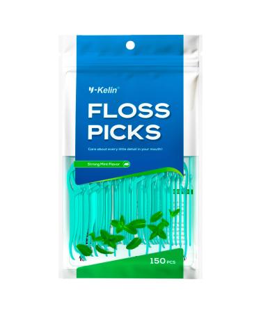 Y-Kelin 150 pieces dental floss sticks - especially for molars - cleaning the back interdental spaces - toothpicks - Buy Online on GoSupps.com