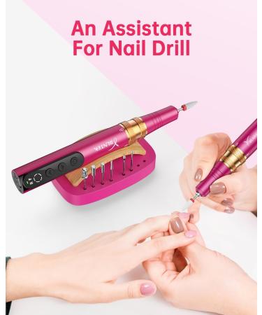 YBLNTEK Cordless Nail Drill Holder Stand Wooden Nail Drill Bits Holder Cuticle Remover Drill Bits Holder Electric Nail File Bits Stand Organizer for Manicure Pedicure Tools Nail Salon Home - Buy Online on GoSupps.com