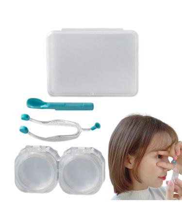 Tool for removing contact lenses - silicone contact plug -in and distance tool |Soft contact lens remover and use scoop contact tweezers for girls with long nails Aznever buyers and carriers with a double box